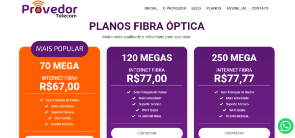 Script de Site paraProvedores de Internet 100% responsivo em PHP MySQL - Imagem 2