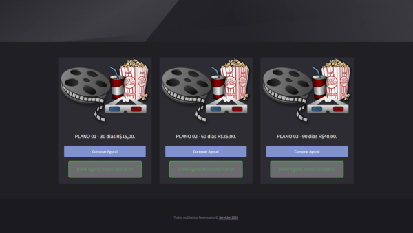 Script Plataforma de Streaming com Aplicativo e 400 Filmes, Incluindo área de Planos - Imagem 3