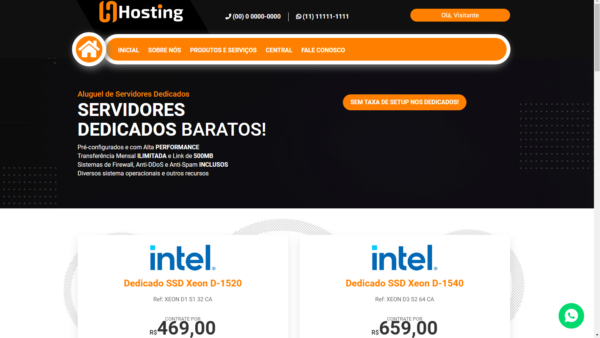 Script PHP Responsivo para Hospedagem Com Painel Administrador - Imagem 3