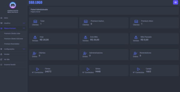 Script Plataforma Web - Streaming Com Pagamento Automático e Cria Revenda - Imagem 2