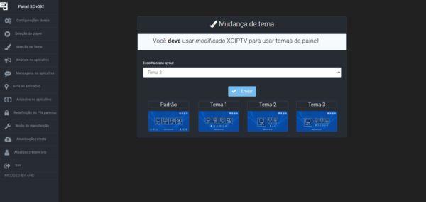 XCIPTV 592 COM 3 TEMAS E PAINEL ADMINISTRADOR - Imagem 2