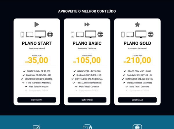 Script Site para TV online em PHP com Painel Administrador - Imagem 2