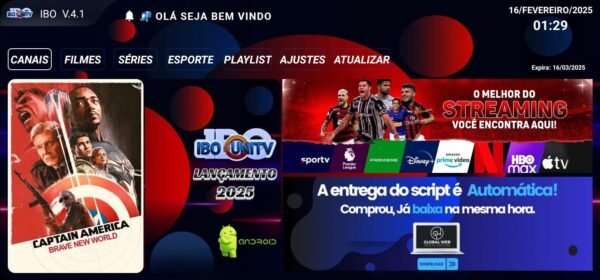 Script IBO Unitv 4.1 - Ativação via Login, Senha e MAC - Imagem 5