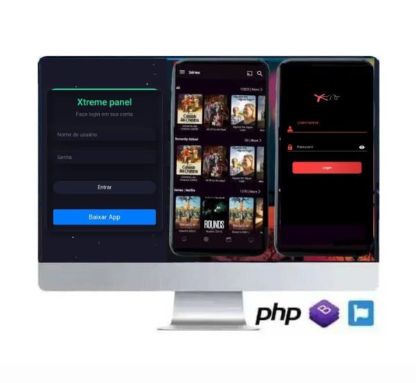 Script Xtream Player Estilo Netflix Com Painel