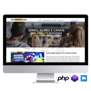 Script Site para Venda de TV Streaming de Vídeo Modelo 32