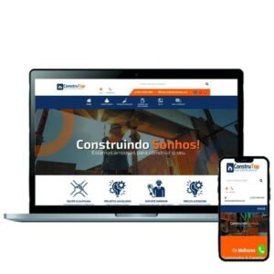 Script - Site Institucional para Construção Civil com Painel Responsivo Php