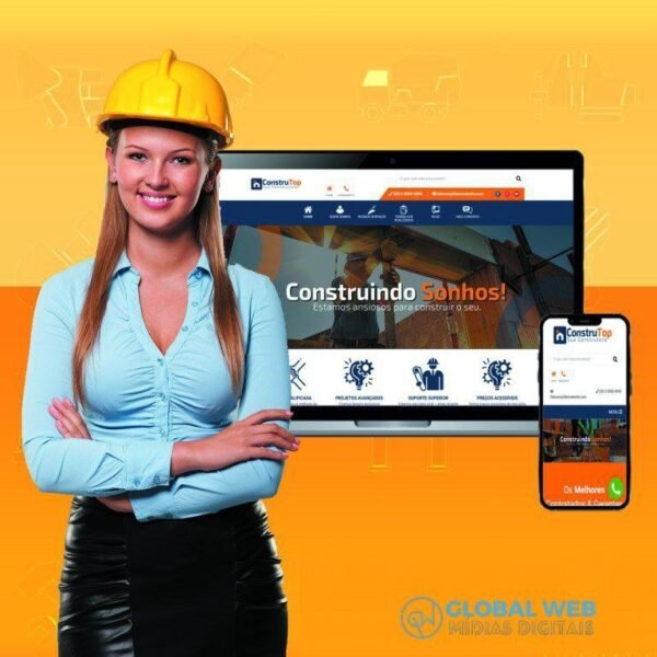 Script - Site Institucional para Construção Civil com Painel Responsivo Php - Imagem 2
