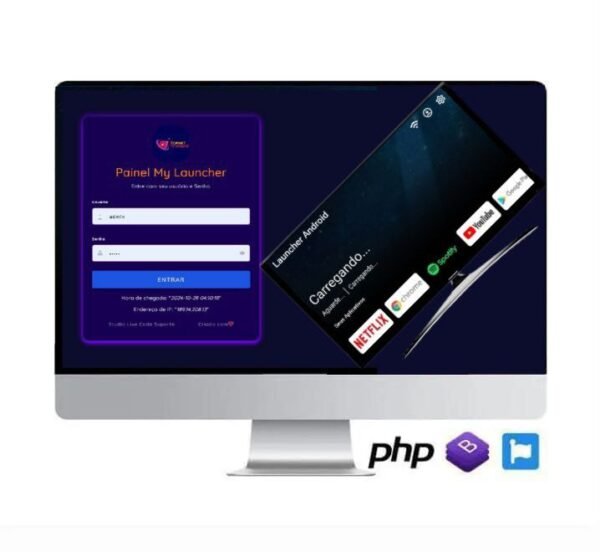 Script Launcher com painel Administrador