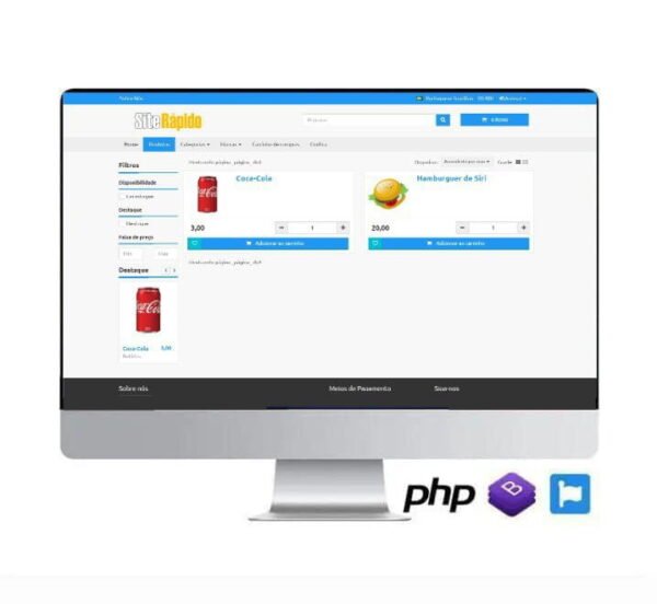 Script PHP Sistema PDV - Caixa - Responsivo - PHP