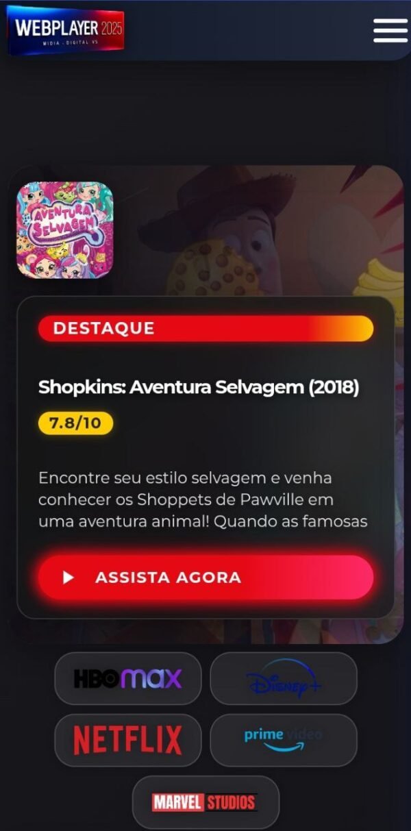 LANÇAMENTO WEB PLAYER 2025 COM PAINEL E APK - Imagem 2