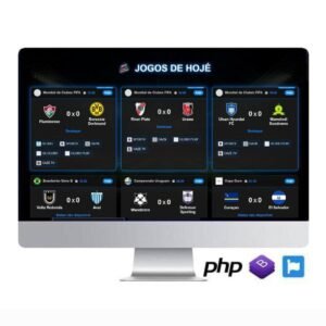 SCRIPT API DE FUTEBOL EM TEMPO REAL COM 3 MODELOS ATUALIZADOS