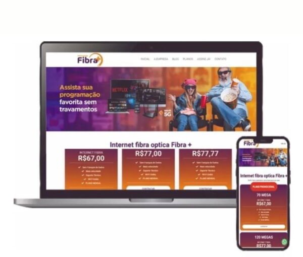 Script de Site paraProvedores de Internet 100% responsivo em PHP MySQL