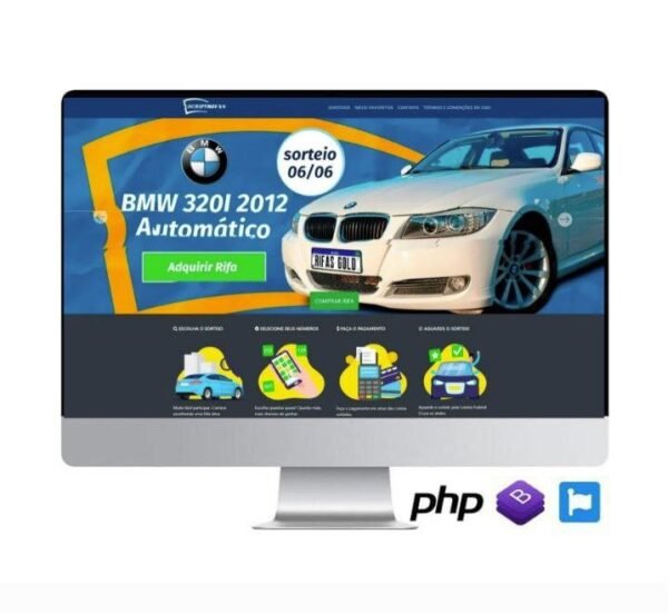 Sistema Rifas Online Script Wordpress Responsivo