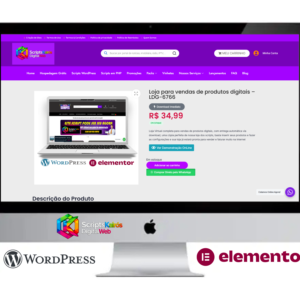 Loja para vendas de produtos digitais